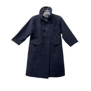 Piccolo Navy Blue Kids Long Peacoat Winter Coat